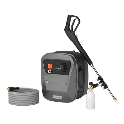 Giraffe Tools Grandfalls Pressure Washer G20 Pro, 65 FT Pressure Hose,Wall Mounted Power Washer with 4 Quick-Connect Nozzles,Foam Cannon for Cars/Patios/Driveways/Fences,2500 MAX PSI 2.2 GPM
