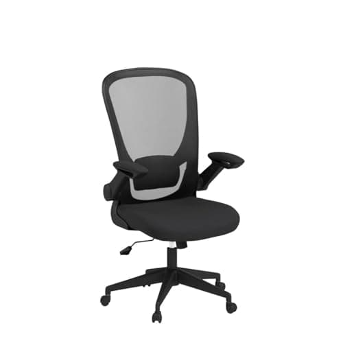 Home Office Chair Ergonomic Desk Chair Mesh Computer Chair Swivel Rolling Executive Task Chair with Lumbar Support Arms Mid Back Adjustable Chair for Men Adults, Black 6