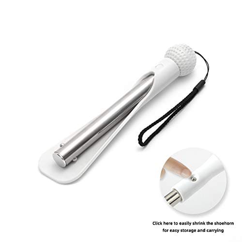 Fanwer Shoe Horn 36.2“Shoe Horn Long Handle Foldable Shoe Horn Travel for Seniors Pregnant Back Pain 5