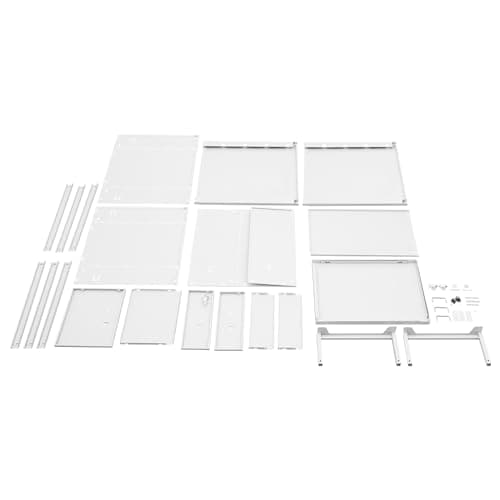 FUODIHEE 3 Drawer File Cabinet with Wheels, Vertical Mobile Office Metal Storage Cabinet with Lock, Office File Cabinet Under Desk for Home Office, 11x16x18.3in (White) 8