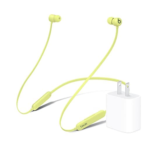 Beats Flex with Apple 20W USB-C Power Adapter - Yuzu Yellow