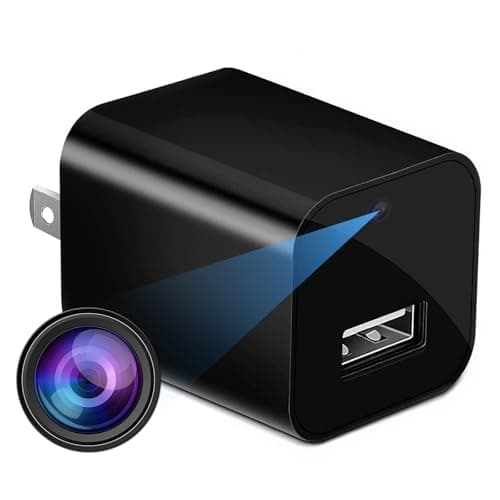 ZOGGCOX Hidden Camera 1080P WiFi USB Charger Camera Spy Cam - Nanny Cam with Night Vision & Motion Detection, Wireless Small Indoor Security Camera for Home/Baby/Pet/Nanny with App Live Feed