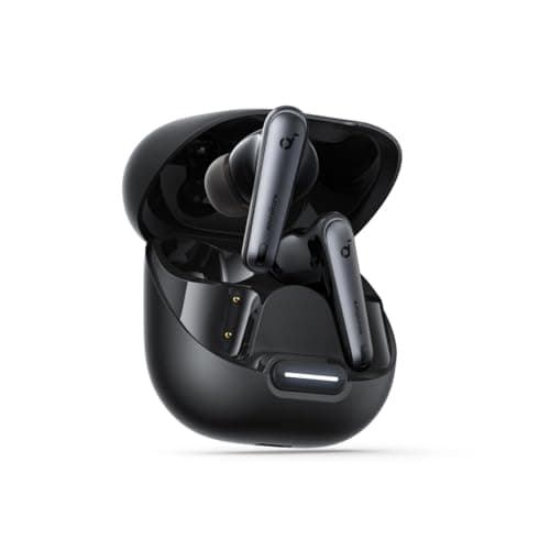 Soundcore by Anker Liberty 4 NC Wireless Earbuds, 98.5% Noise Reduction, Adaptive Noise Cancelling to Ears and Environment, Hi-Res Sound, 50H Battery, Wireless Charging, Bluetooth 5.3
