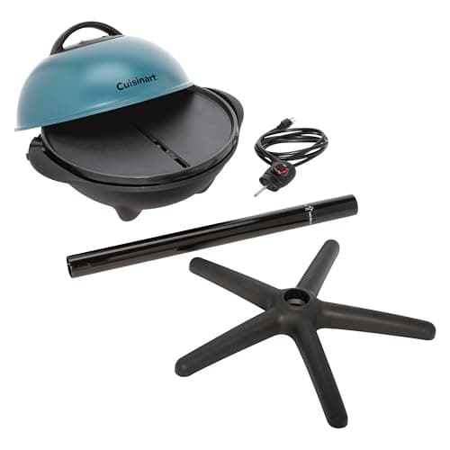 Cuisinart Indoor/Outdoor Electric Griddle, 2-in-1 Portable BBQ with Flat Top Nonstick Cooking Surface, Adjustable Heat, Stand/Tabletop Options for Cookouts, Barbecues & Small Spaces, No Tools Needed 10