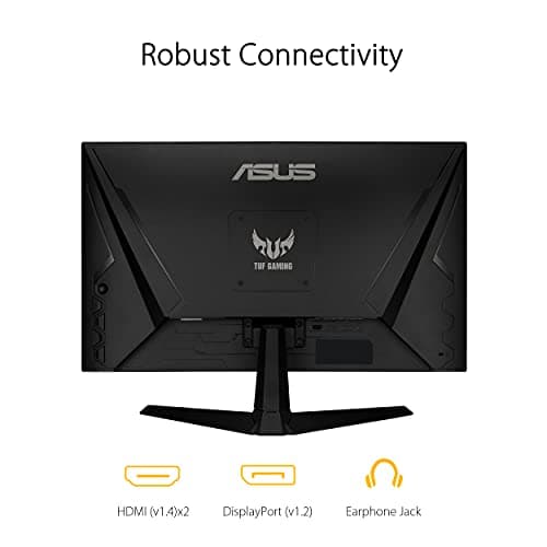 ASUS TUF Gaming 27 Inch Gaming Monitor - Full HD, 1080P, 165Hz (Supports 144Hz), 1ms, Extreme Low Motion Blur, FreeSync Premium, Shadow Boost, Eye Care, HDMI, DisplayPort, Tilt Adjustable - VG277Q1A 6