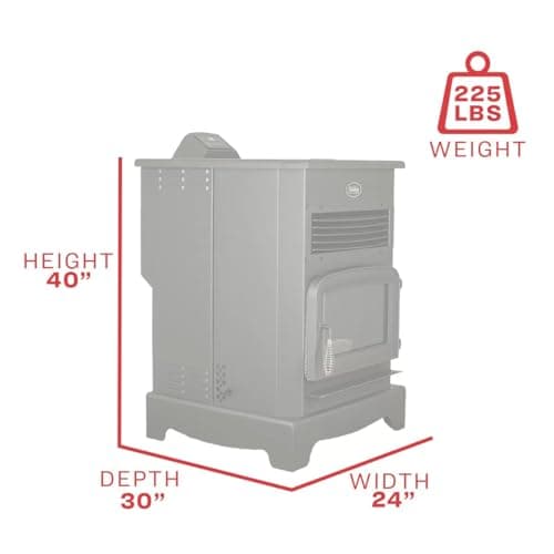 Ashley 3,000 Sq. Ft. Pellet Stove w/Wi-Fi 8