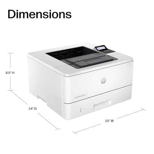 HP LaserJet Pro 4001dw Wireless Black & White Printer, Best-for-Office (2Z601F) 6