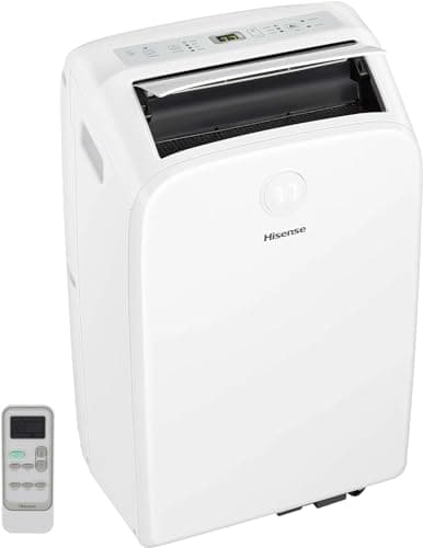 Hisense AP55023HR1GD Smart 8,000 BTU Dual Hose Portable Air Conditioner with Heat Pump (Renewed)