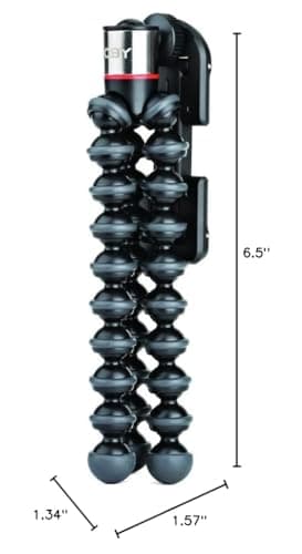 JOBY GripTight ONE GP, Universal Phone Holder, Magnetic GorillaPod Flexible Small Tripod for Smartphone, Foldable and Portable , Watch FIFA World Cup Football, Black 9