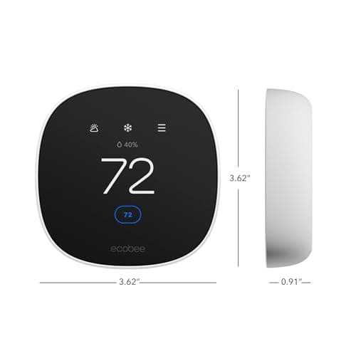 ecobee Smart Thermostat Essential - Energy Star Certified programmable Wi-Fi Thermostat - Works with Siri, Alexa, and Google Assistant 15