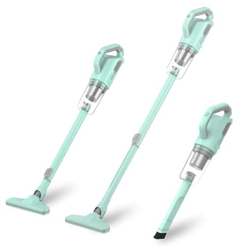BUTY BULU Cordless Vacuum Cleaner, Stick Handheld Small Lightweight Electric Broom for Car Home Dorm HardFloor Carpet Pet Hair Dust Quick Clean, 10KPa Strong Suction