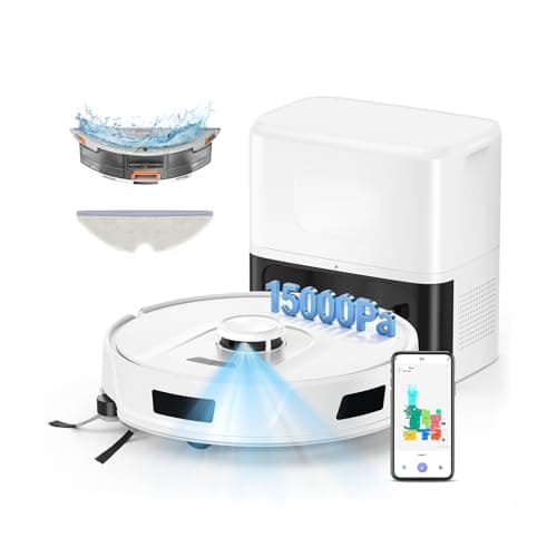 Twotoo Robot Vacuum and Mop 15 000Pa,Robot Vacuum Cleaner 90 Day Self Emptying Vacuum Robot,Lidar Navigation,5G/2.4G WiFi APP Aspirateur Robot,Self-Charging Robot Vacuums for Pet,Floor,Carpet