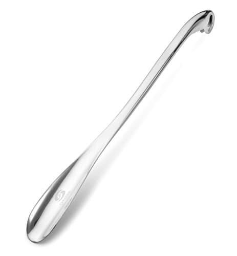 OrthoStep Shoe Horn Long Handle Metal 24 inch - Durable and Sturdy for Shoes and Boots