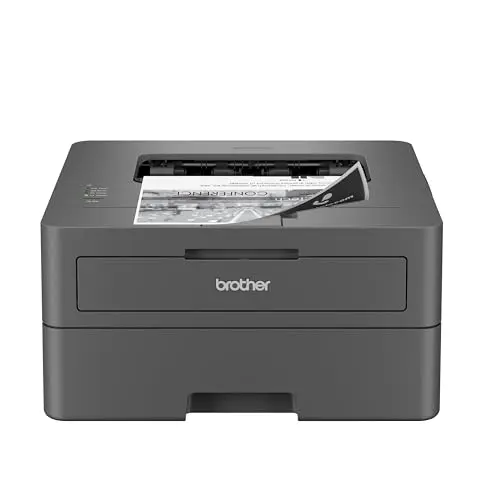 Brother HL-L2400D Compact Monochrome Laser Printer, USB Required (Cable not Included), Black & White Output | Includes Refresh Subscription Trial(1), (Renewed Premium)