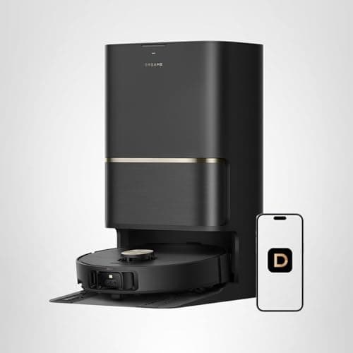 DREAME L50 Ultra Robot Vacuum and Mop Black with Auto-Empty and Mop Self-Cleaning, Precise Obstacle Avoidance, 19,500Pa Suction, HyperStream Detangling DuoBrush 10