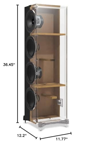KEF Q550 Floorstanding Speakers (Each, Walnut) 6