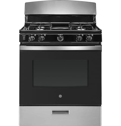 GE® 30" Free-Standing Gas Range, Stainless Steel