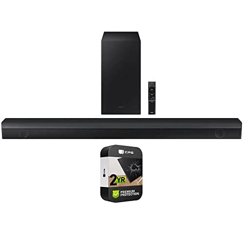 Samsung HW-B650/ZA 3.1 ch Soundbar with Dolby 5.1 DTS Virtual:X 2022 Bundle with Premium 2 YR CPS Enhanced Protection Pack