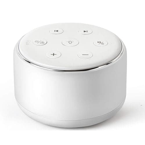 FamiSym White Noise Sound Machine Baby for Sleeping with Night Light – 34 Soothing Sounds, Rechargeable White Noise Machine for Kids Adults, Portable Lullaby Sleep Machine Baby Soother Home Travel 9