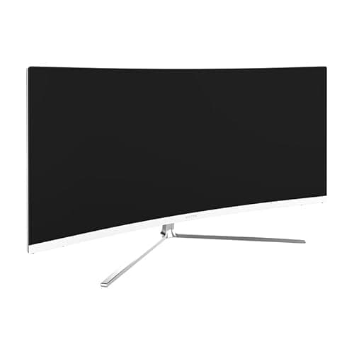 Generic Viotek GN34CW 34” Ultrawide QHD Curved Professional Monitor 100Hz 21:9 with FreeSync, HDMI, DP or DVI ports - White (Renewed) 9