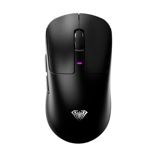 AULA SC680 Wireless Gaming Mouse, Tri-Mode 2.4Ghz/USB-C/BT5.2, Ultra-Lightweight Mouse, PAW3395 Sensor, 8K Polling Rate, 26000 DPI, 75Hrs Battery Life, Rechargeable Gaming Mice for PC/Laptop/Mac/PS5