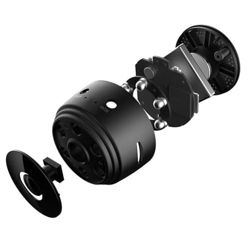 Kjsokoy Minipix Magnetic Mini Security Camera, Mini 1080p HD Wireless Night Vision Motion Magnetic Security Camera for Home in/Outdoor (Black 2 pcs) 8