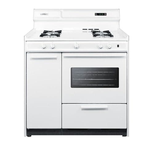 Summit WNM4307KW Kitchen Cooking Range, White