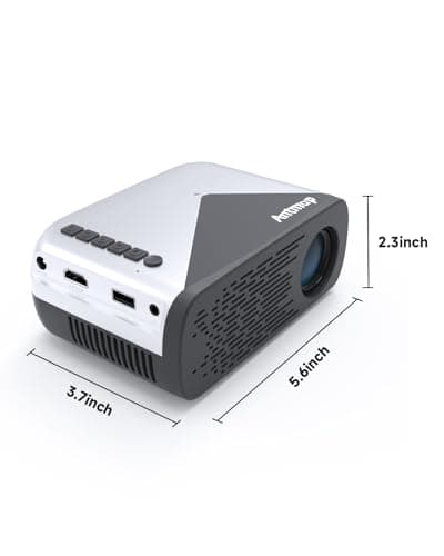 Antmap Mini Projector for iPhone, Outdoor Projector with WiFi and Bluetooth, Movie Projector Outdoor with Speaker, HD 1080P Support Mini Portable Projector, Projectors for Phone/HDMI/USB/TV Stick 9