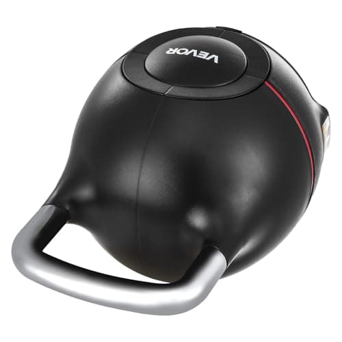 VEVOR Kettlebell, Adjustable Kettlebell with 7 Weight Levels (5, 11.5, 18, 24.5, 31, 37.5, 44 lbs), Die-Cast Aluminum and ABS Material, for Grip Strength Training, Full-body Workout & Cross-Training 12