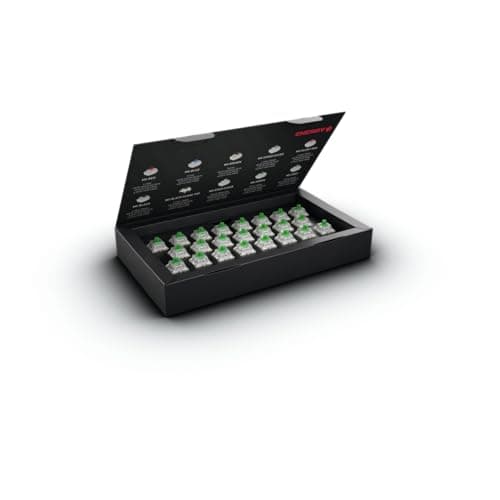 Cherry MX RGB Switch Kit, Box with 23 Mechanical Keyboard Switches, for DIY, Hot Swap or Gaming Keyboard (MX Green)