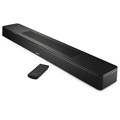 Bose New Smart Dolby Atmos Soundbar, Black Bundle with Wireless Surround Speakers (Pair), Bass Module 500 6