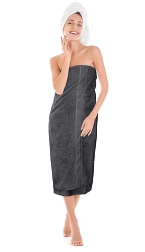 Utopia Towels Jumbo Bath Sheet 2 Piece, 600 GSM, 35 by 70 Inches, 100% Ring Spun Cotton, Absorbent and Quick Dry Extra Large Bath Towel, Grey 8