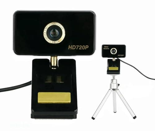 SENLOO HD Webcam for PC - Computer Camera- 720P USB Webcam with Microphone - Web Camera for Desktop Computer - Web Cam for Online Calling/Video Conferencing, Zoom/Skype/Facetime/YouTube, Laptop/PC