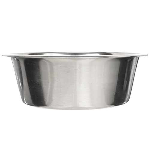 Neater Pet Brands 12 Cup (96 oz.) Stainless Steel Dog Bowls, 1 Single Large Dog Water Bowl or Food Bowl for Indoors or Outdoors, Metal Bowls for Large Breed, Dishwasher Safe Dish for Extra Big Dogs