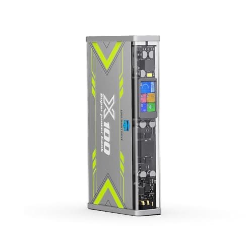 OMPHOBBY Edge X100 315W 30000mAh Portable Power Bank Station, PD3.1 Fast Charger with IPS Screen, Multi-Device Charging for iPhone/iPad/DJI, Outdoor Battery Pack with Dual USB-C & XT30 Ports