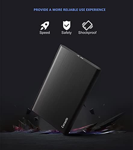 Caraele 500GB Ultra Slim Portable External Hard Drive USB3.0 HDD Storage Compatible for PC, Desktop, Laptop, MacBook, Chromebook, Xbox One, Xbox 360, PS4 (Black) 7