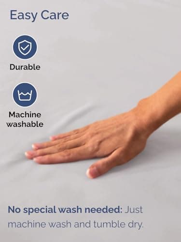 Extra Deep Queen Fitted Sheet - Hotel Luxury Single Fitted Sheet Only - Easily Fits 18 inch to 24 inch Mattress - Ultra Soft, Wrinkle Free with Extra Deep Pockets - Breathable & Comfy - French Grey 5