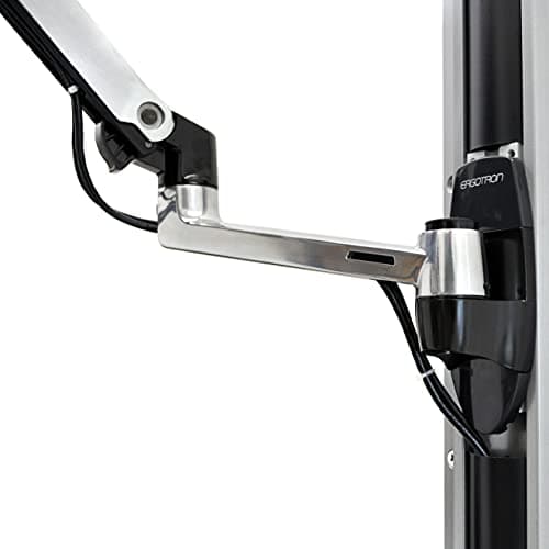 Ergotron – LX Single Monitor Arm, VESA Wall Mount – for Monitors Up to 34 Inches, 7 to 25 lbs – Polished Aluminum 6
