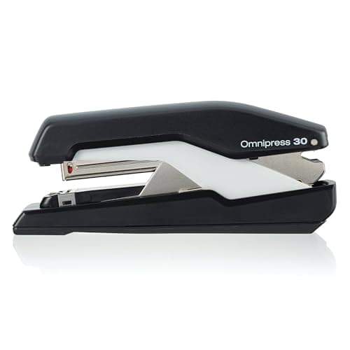 Swingline Stapler, Omnipress 30 Stapler, "Press Anywhere for Easier Use", 30 Sheet Capacity, Black/Gray (5000585A) 8