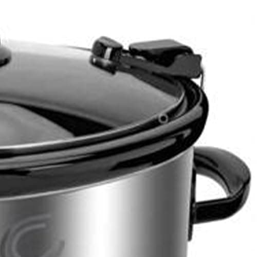 Complete Cuisine CC-SL-6100-LL-SS 6-Quart Oval Slow Cooker with Locking Lid and Stainless-Steel Exterior 8