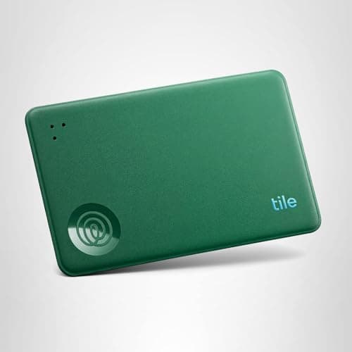 Life360 Tile Slim - Wallet Finder, Bluetooth Tracker and Item Locator for Luggage Tags, Passports and More. Both iOS and Android Compatible. Phone Finder. 1-Pack (Green Surf) 9
