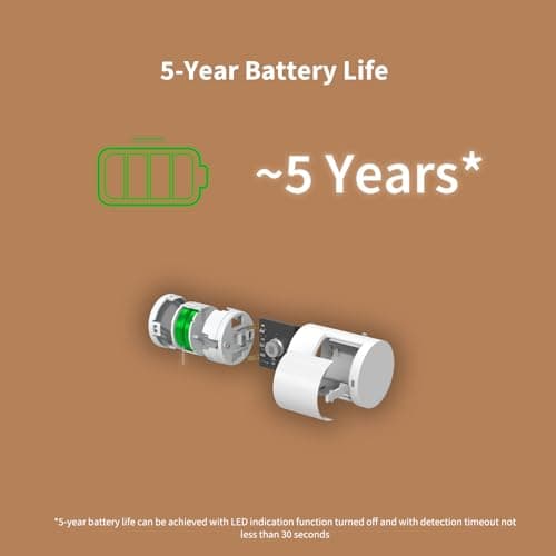 Aqara Zigbee Motion Sensor P1, Smart Motion Detector, Requires AQARA HUB, 5-Year Battery Life, Configurable Detection Timeout, for Alert System and Automations, Compatible with HomeKit, Alexa, IFTTT 6