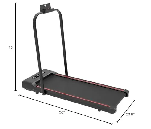 Sperax Treadmill-Under Desk Treadmill-Walking Pad-2 in 1 Folding Treadmill-2.5HP Treadmill-Black 7