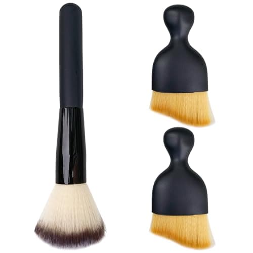 3 Pack Microfiber Duster, Small Dust Brushes, Feather Duster, Soft Fibers, Efficient Dust Removal, Cleaning Tool Perfect for Computers, Keyboards, Car Interior, Photo Frames, Digital Devices