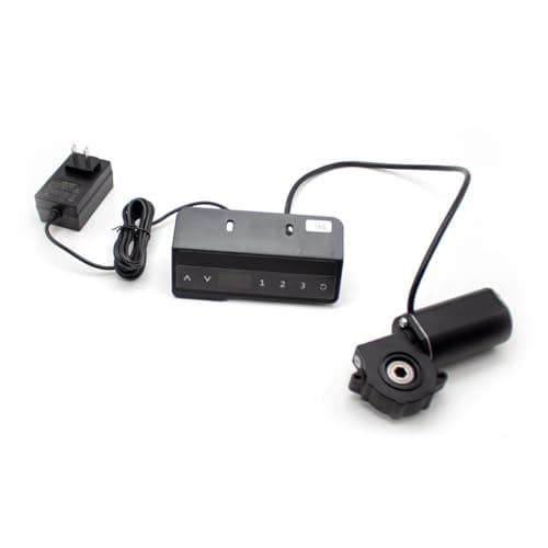 SUZLAZYR 94A10 Elevated Table Motor, Manual Control Integrated 3-Piece Kit Lift Table Motor Set Lifting Desk Accessories 40KG 107RPM,8mm Hole 3