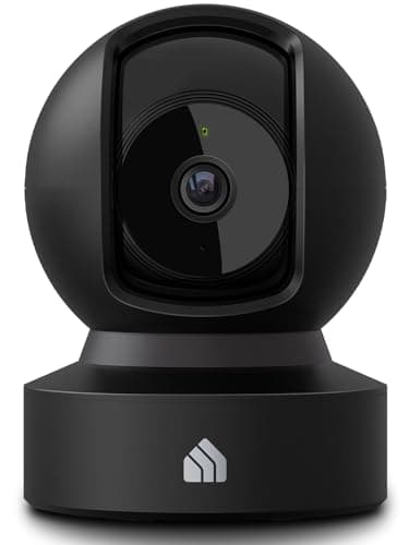 Kasa 1080p Indoor Pan/Tilt Wired Security Camera - Works as a Baby & Pet Monitor, Motion Detection & Tracking, 2-Way Audio, Night Vision, Subscription-Free Local Storage or Optional Cloud, EC71