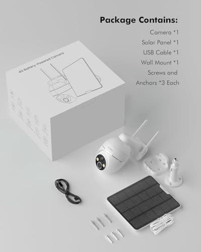 Cetey 4G LTE Cellular Solar Security Camera Wireless Outdoor, No WiFi Needed, Solar Powered IP65 Waterproof, 2K Color Night Vision, 2 Way Talk, PIR Motion Alerts for Off-Grid Farm, Ranch 8