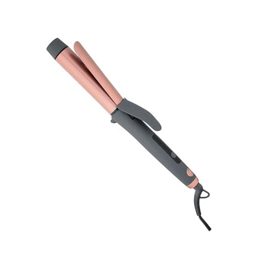 Hairitage Curl Envy Hair Curling Iron 1 1/4 Inch - Ceramic Tourmaline Curling Iron 1.25' Barrel - Silky Smooth + Bouncy Curls - 4 Digital Heat Settings up to 450 Degrees - Auto Shut-Off
