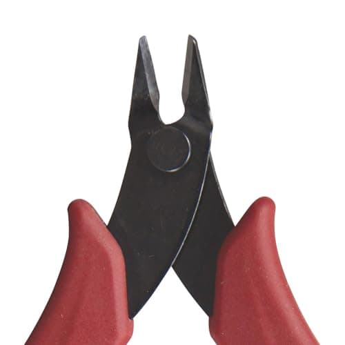 Klein Tools D275-5 Diagonal Flush Cutters, Made in USA, Micro Wire and Compact Zip Tie Cutter, Ultra-Slim Precision for Work in Confined Areas, 5-Inch 6