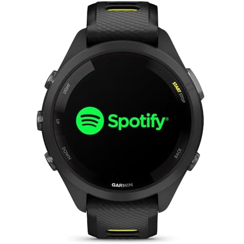 Garmin 010-02810-03 Forerunner 265S GPS Smartwatch Black/Amp Yellow Bundle with Deco Essentials Exclusive 26 Month CPS Enhanced Protection Pack 7